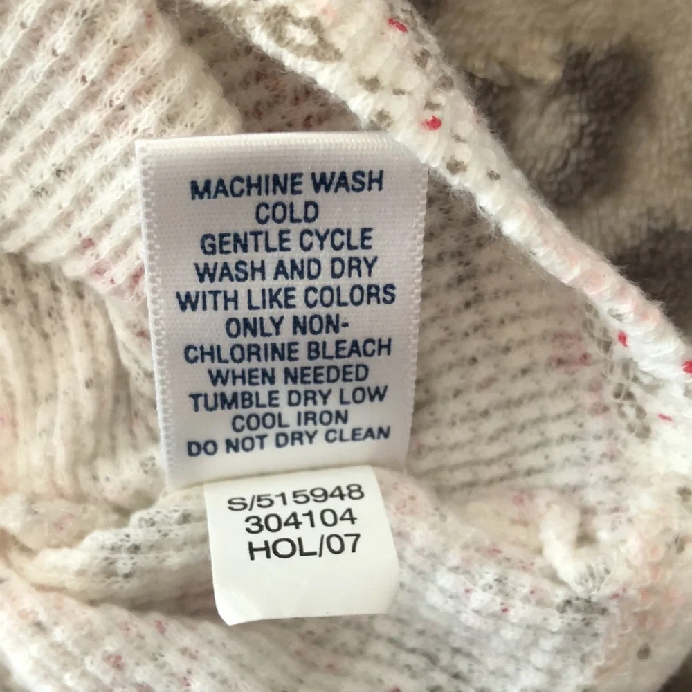 2007 Old Navy Babydoll Long Sleeve Top in Cream / Off White Size 18-24 months